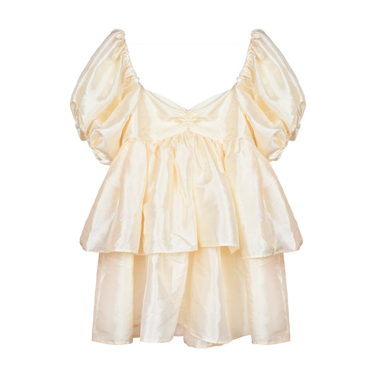Birthday Suit Creme Taffeta