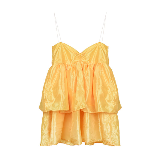 Birthday Suit Yellow with Silk Chord Straps