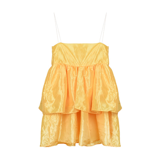 Birthday Suit Yellow with Silk Chord Straps