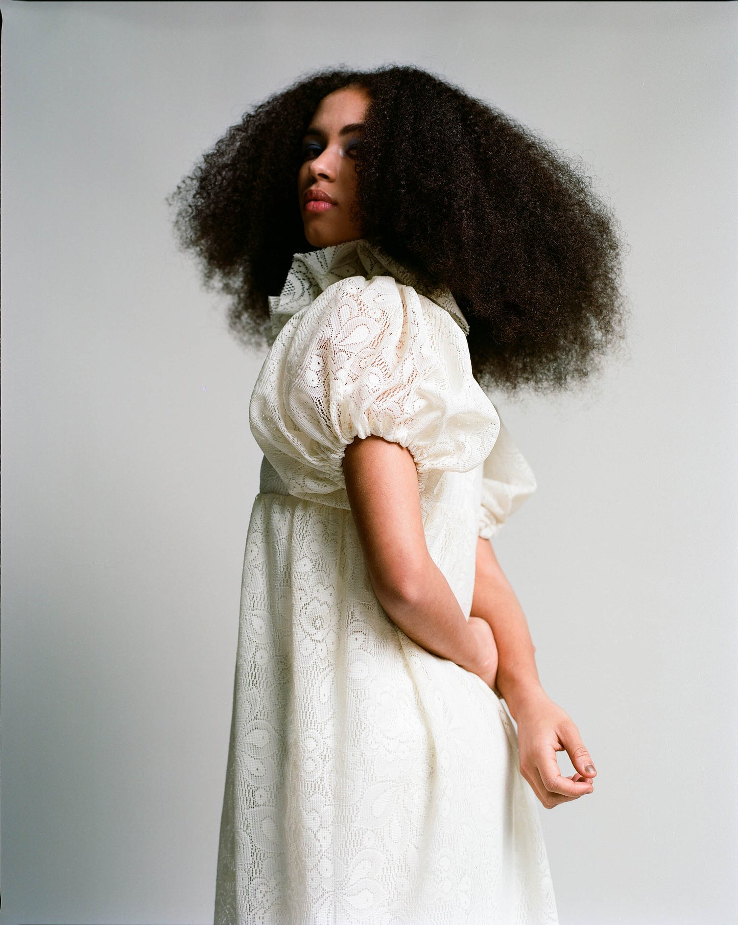 Kels Dress Made of Vintage Lace