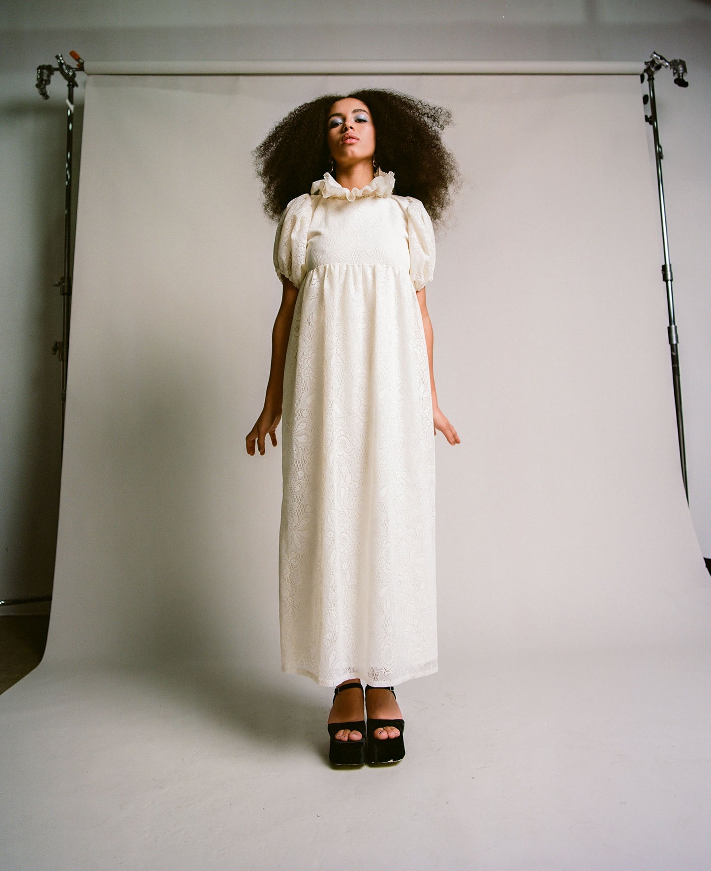 Kels Dress Made of Vintage Lace