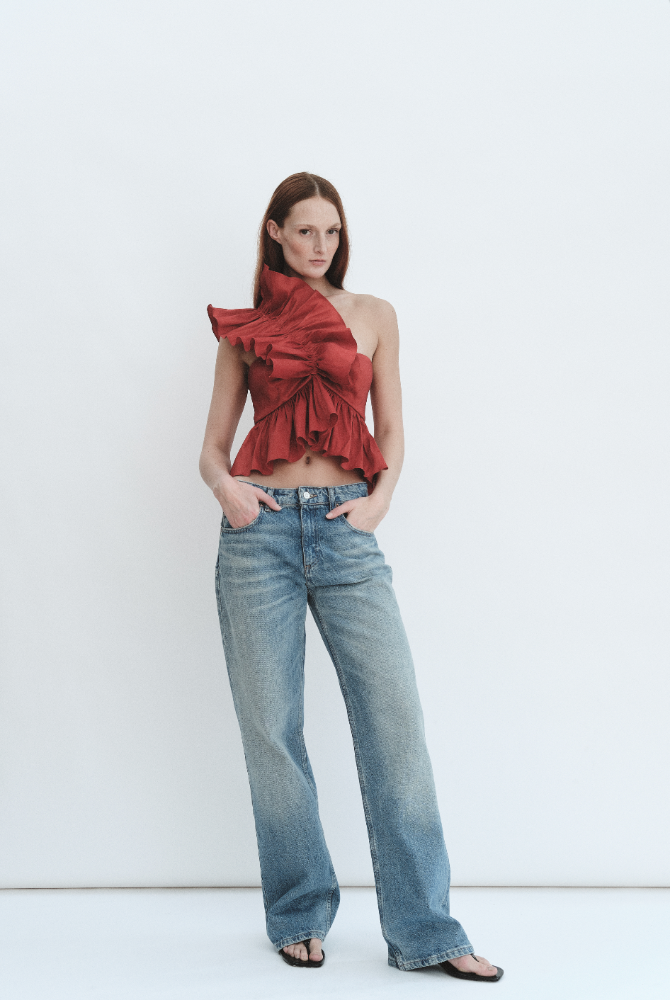 Juliette Blouse Chianti Taffeta