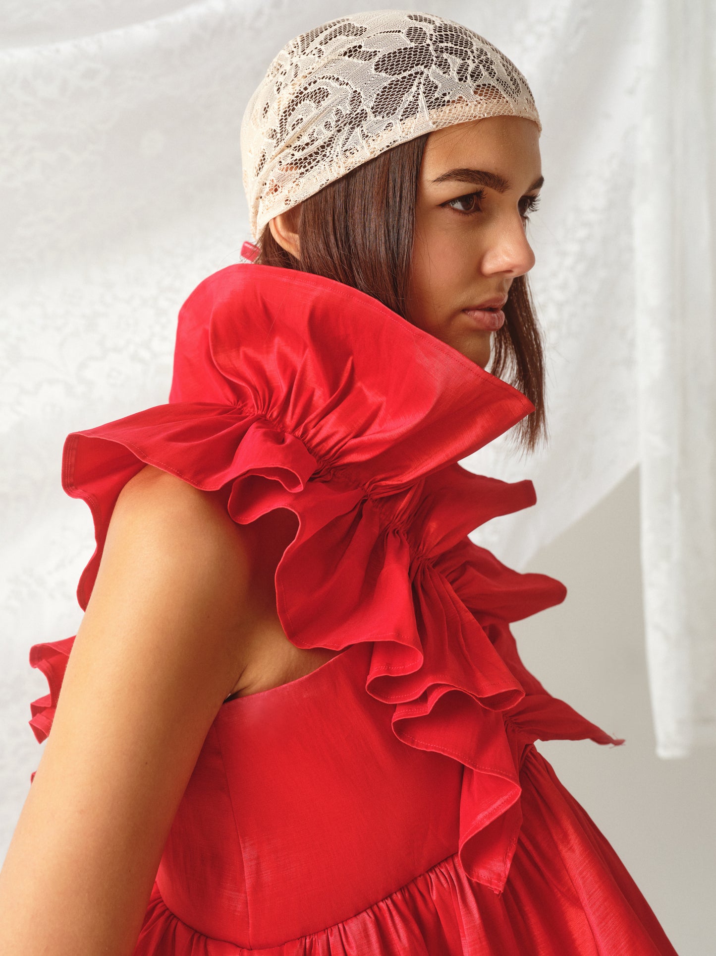 Juliette Blouse Chianti Taffeta