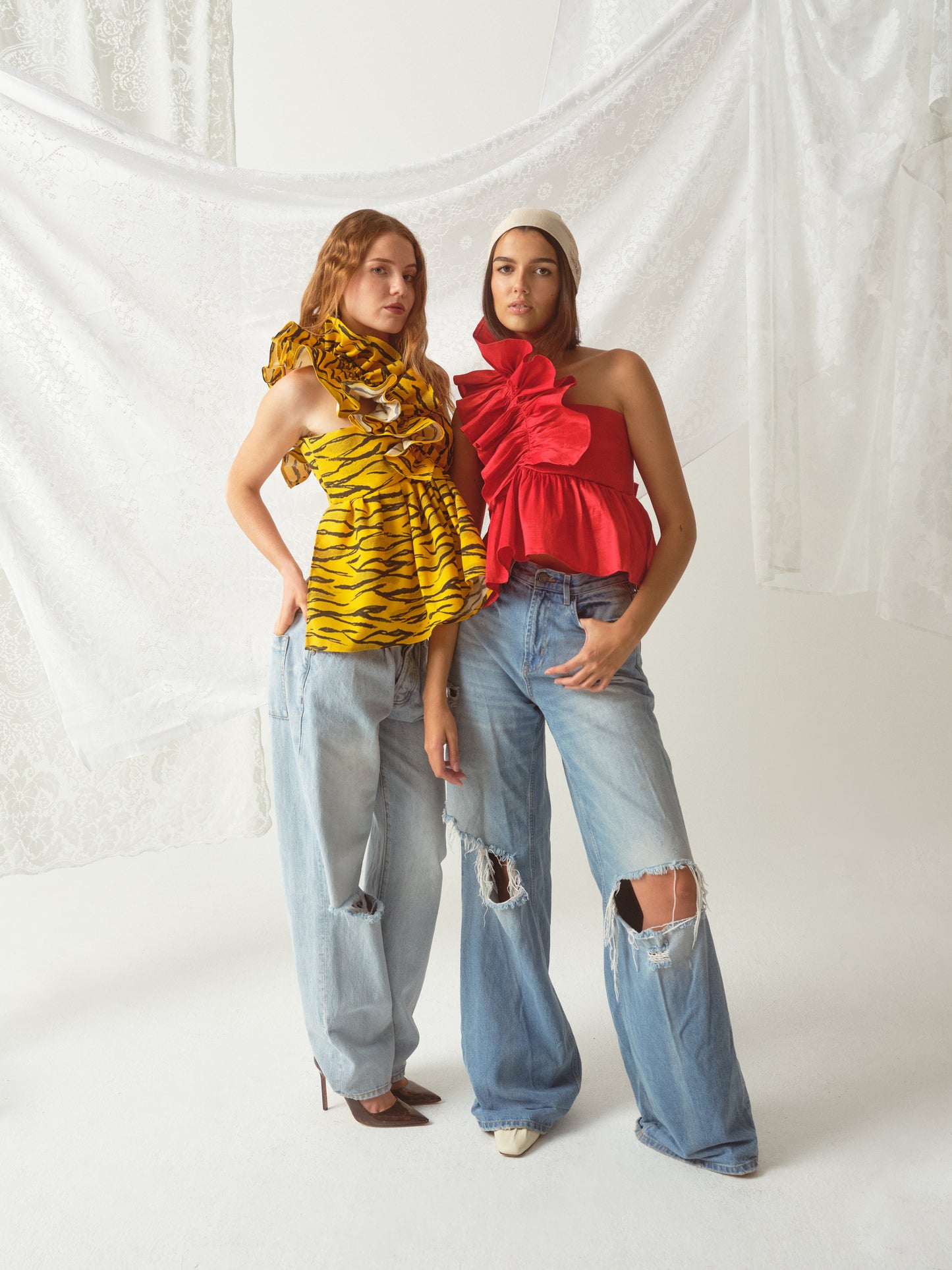 Juliette Blouse Tiger Stripe