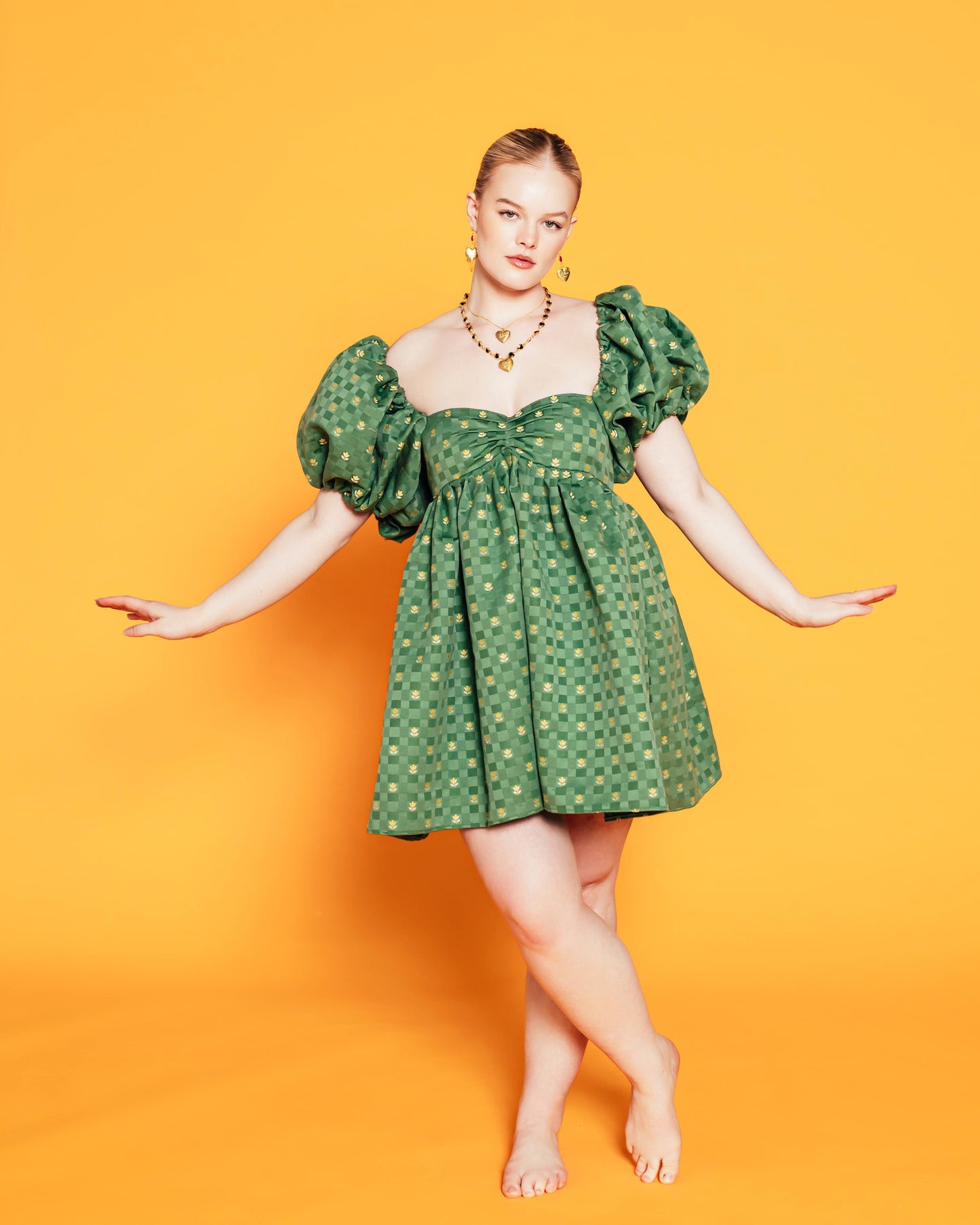 Makenna Green & Yellow Tulips