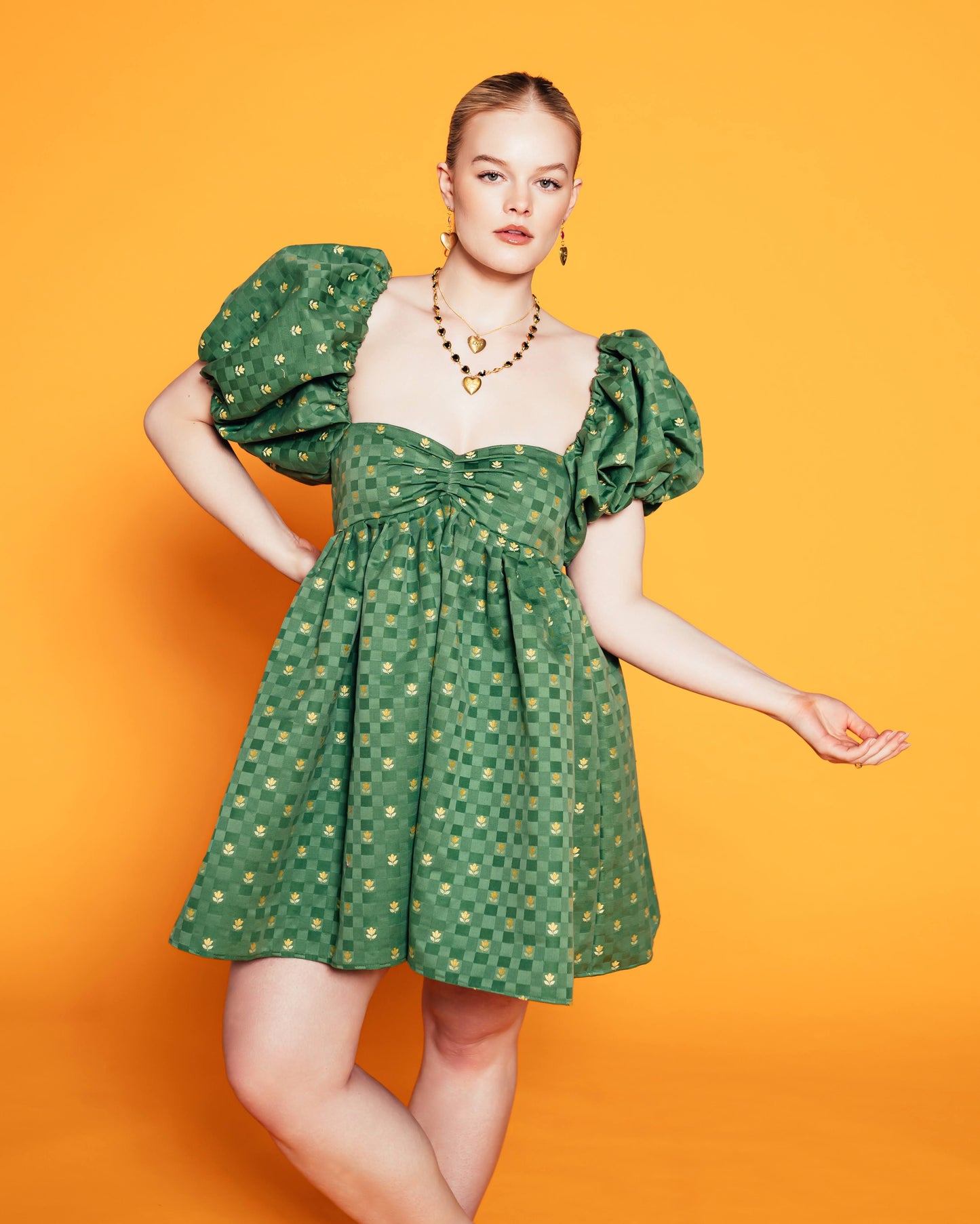 Makenna Green & Yellow Tulips