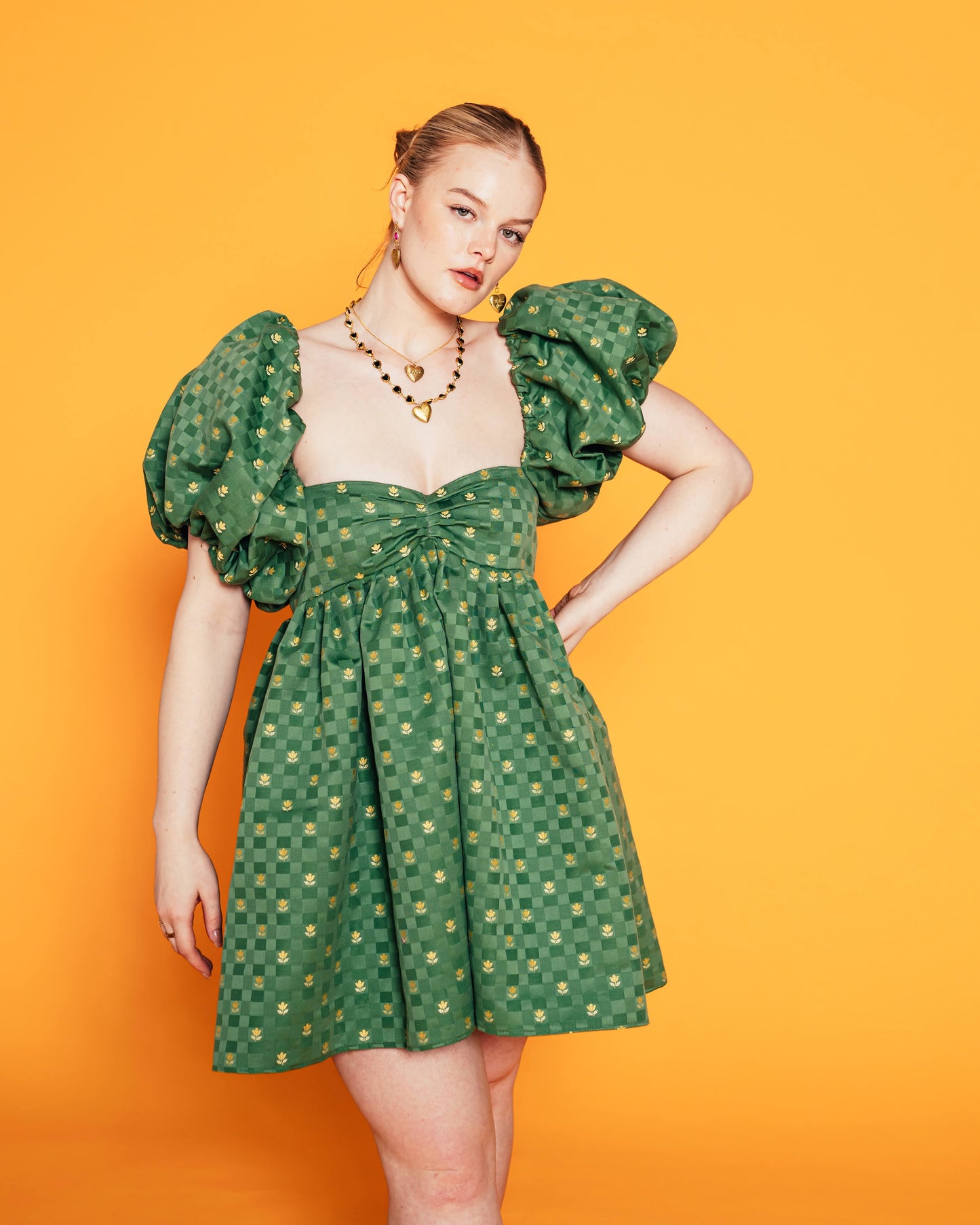 Makenna Green & Yellow Tulips