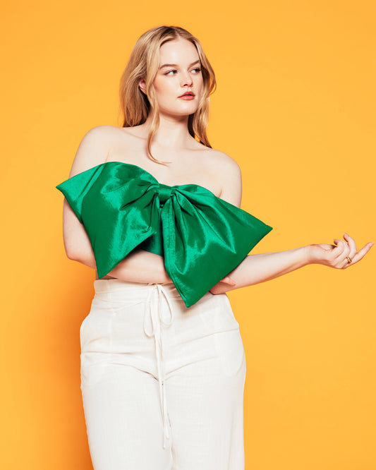 Bow Top Martini Green