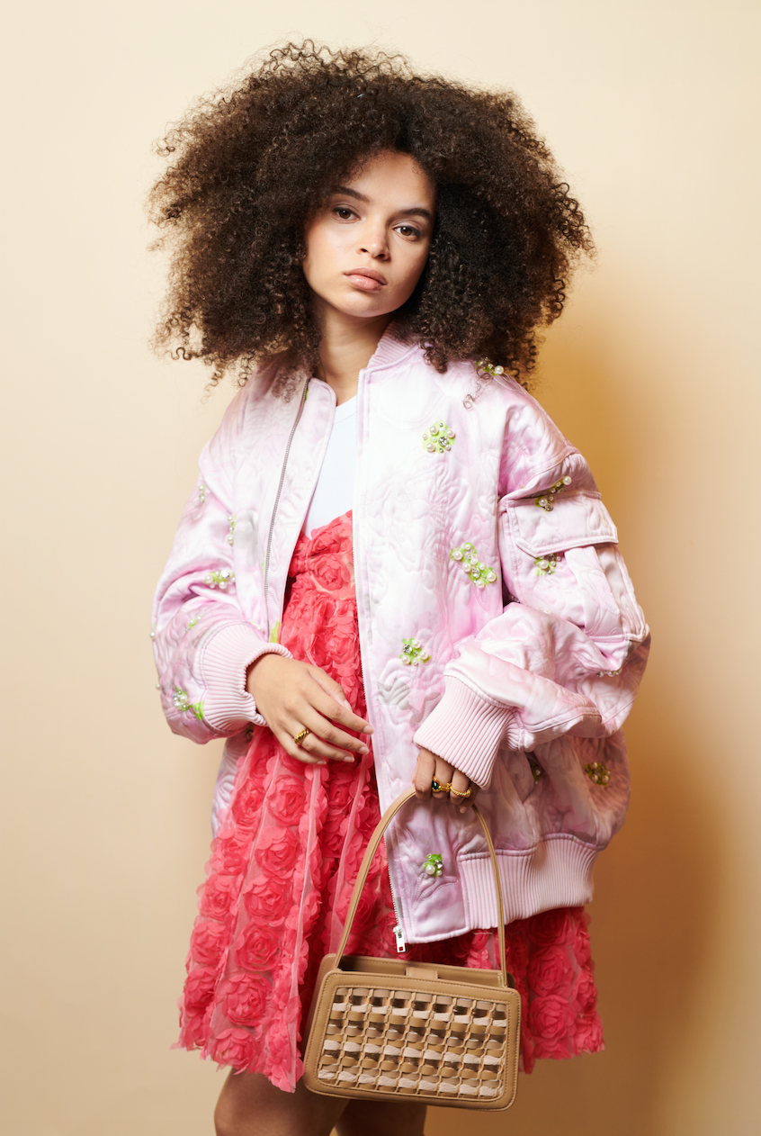 Mini Rosette Floral Dress