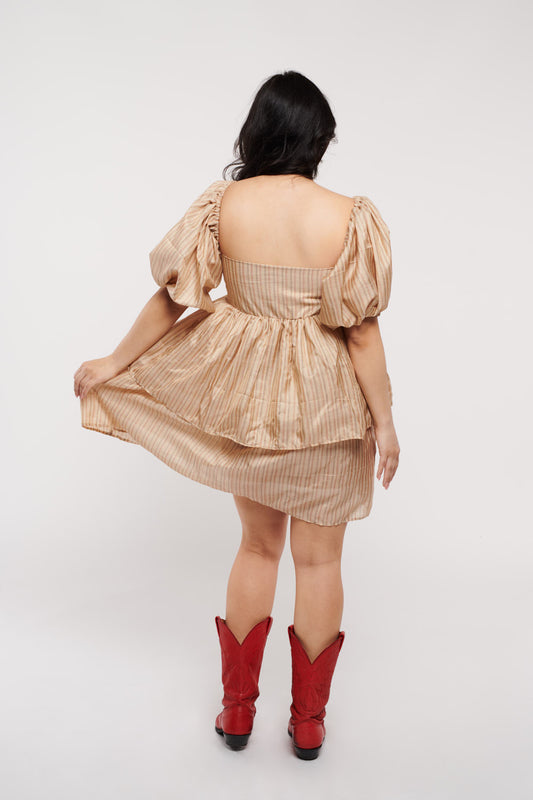 Birthday Suit Vintage Striped Silk