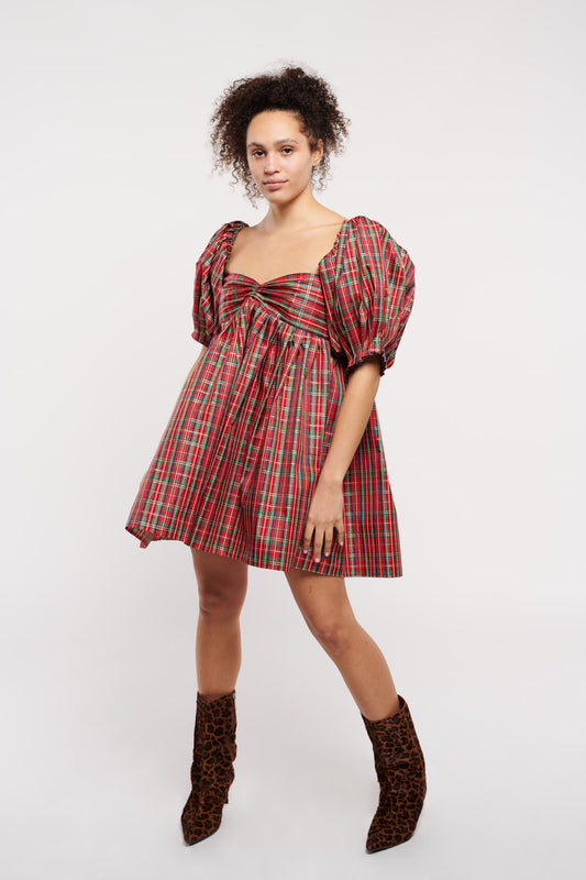 Roxy Tartan Plaid Taffeta