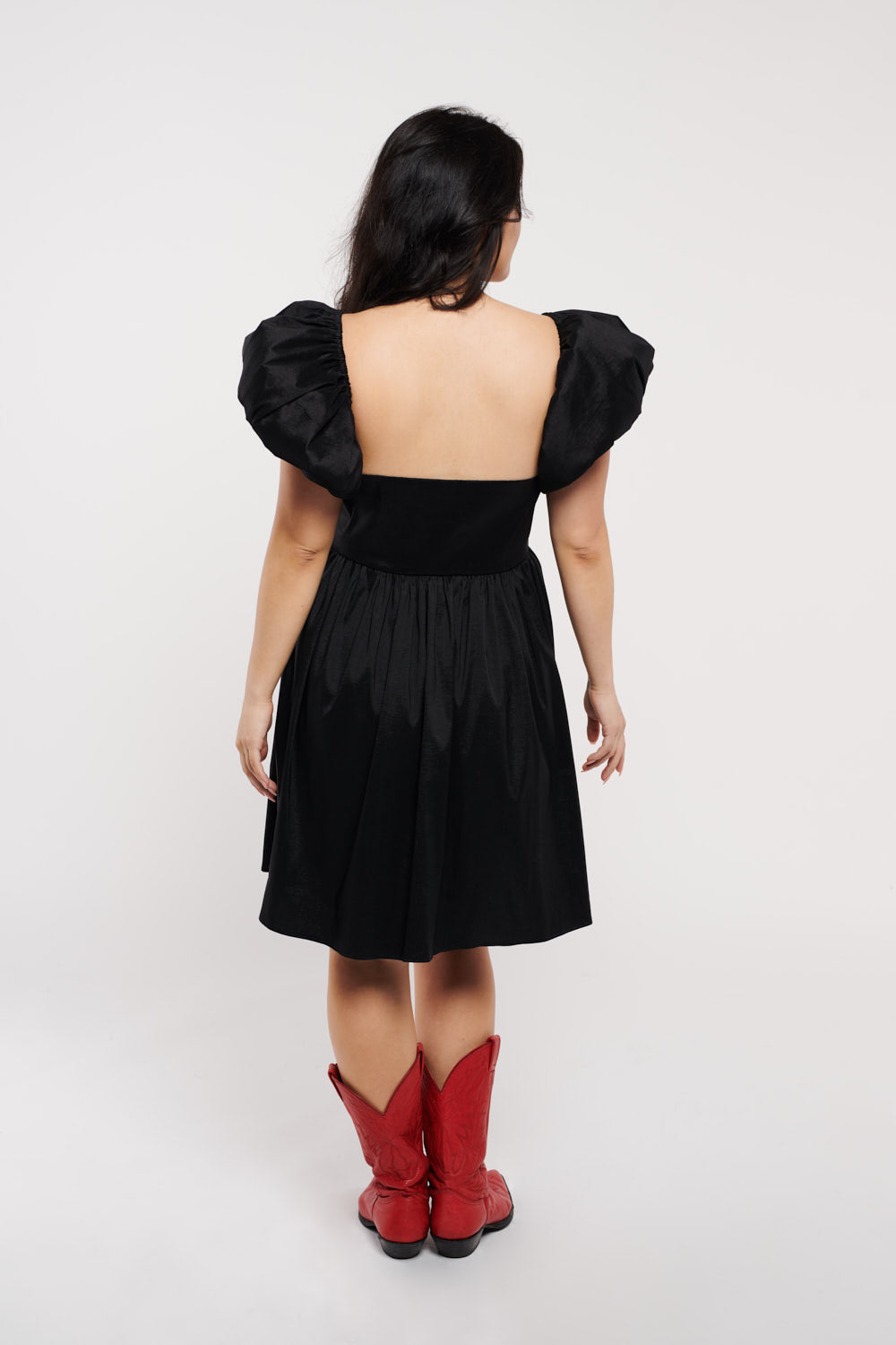 Makenna Black Taffeta