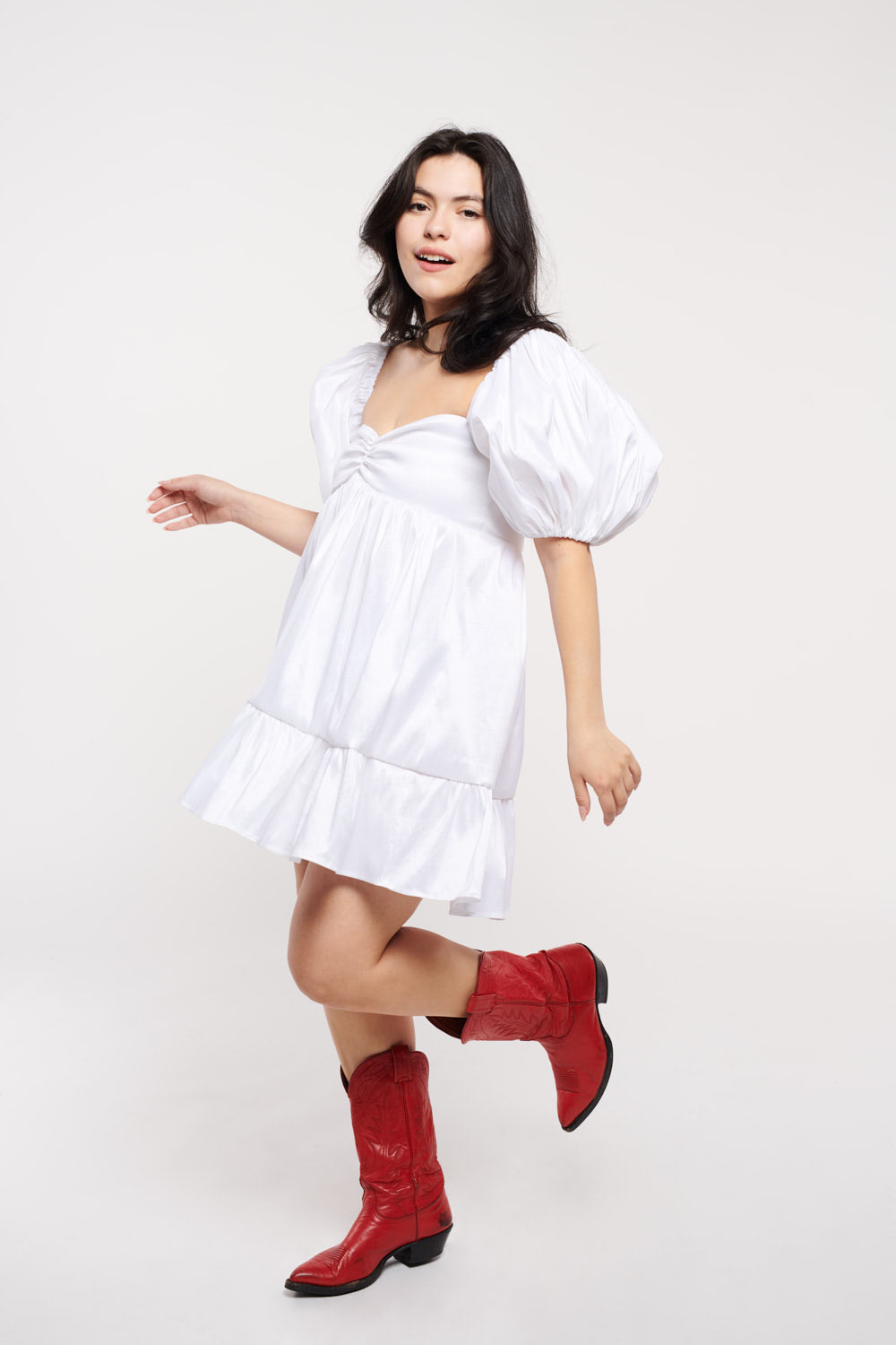 Frances White Taffeta