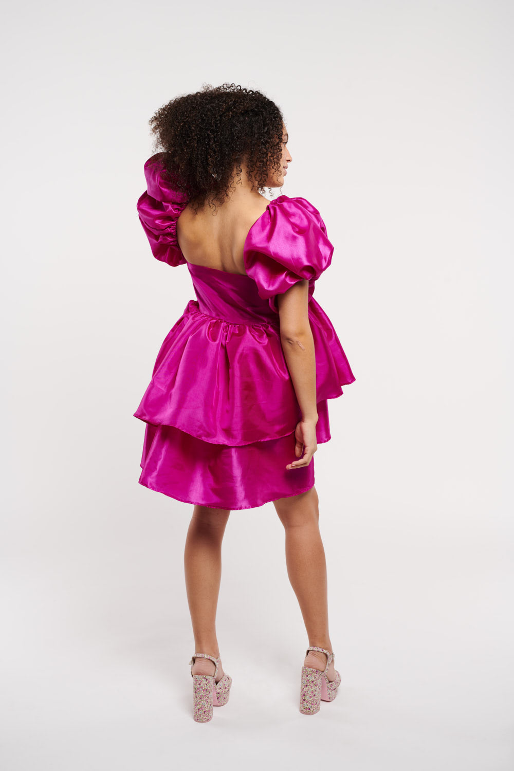 Birthday Suit Magenta Taffeta