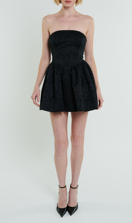 Roxanne Mini Dress in Black