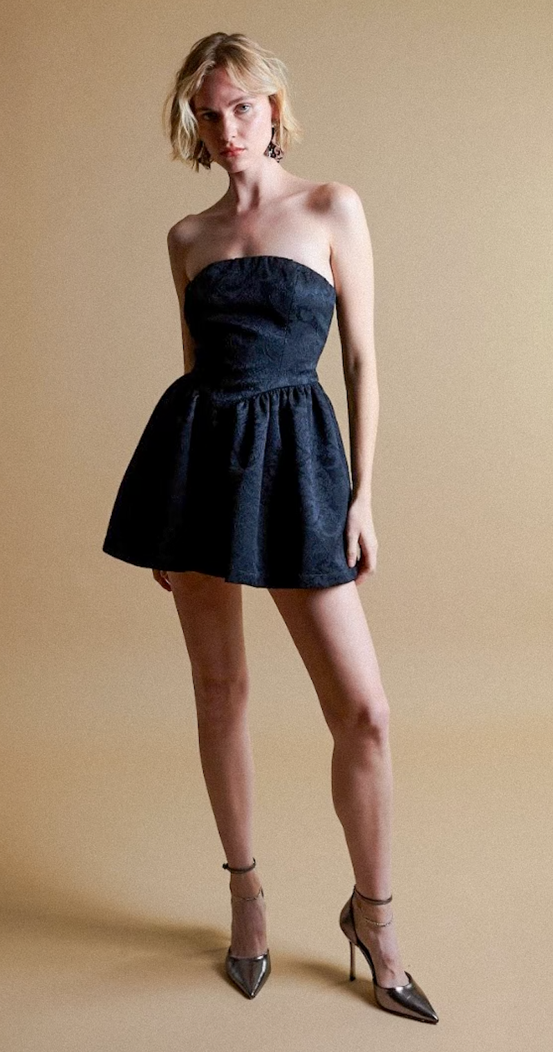 Roxanne Mini Dress in Black